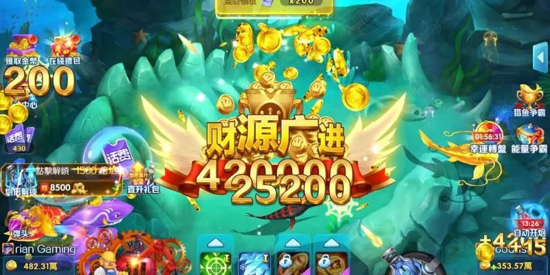 Bắn cá rút tiền thật thu hút hàng triệu game thủ tham gia 