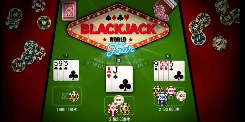Blackjack là game bài đổi thưởng online được yêu thích nhất 